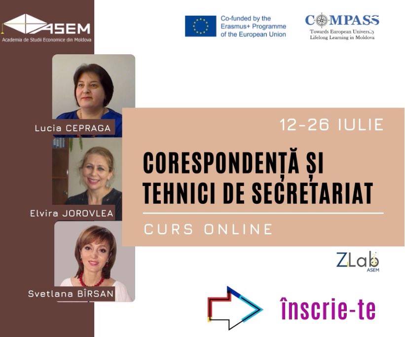 Curs online „Corespondenţă şi Tehnici de Secretariat” - ASEM